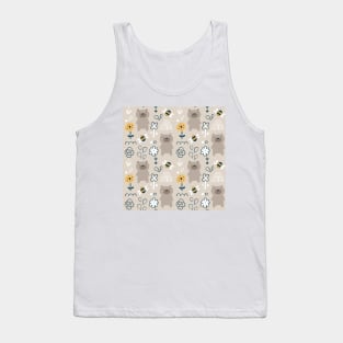 Bear and bees Tank Top